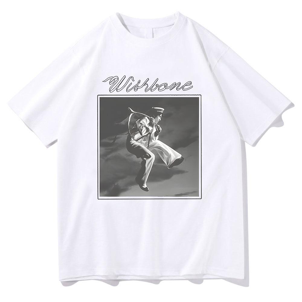 Конан Грей Wishbone Обложка альбома Футболка Мода Футболки из чистого хлопка Короткий рукав Лето Новинка Круглый вырез Y2K Топы Унисекс Одежда