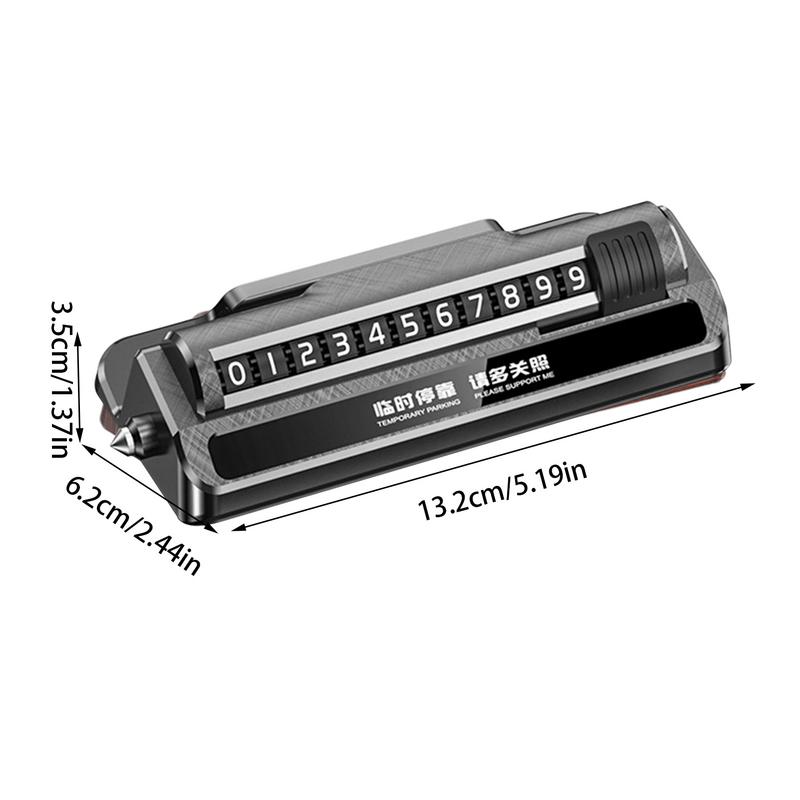 Временный номерной знак парковки автомобиля, парковочная карта, стеклобой, держатель для телефона, номерной знак для автомобиля