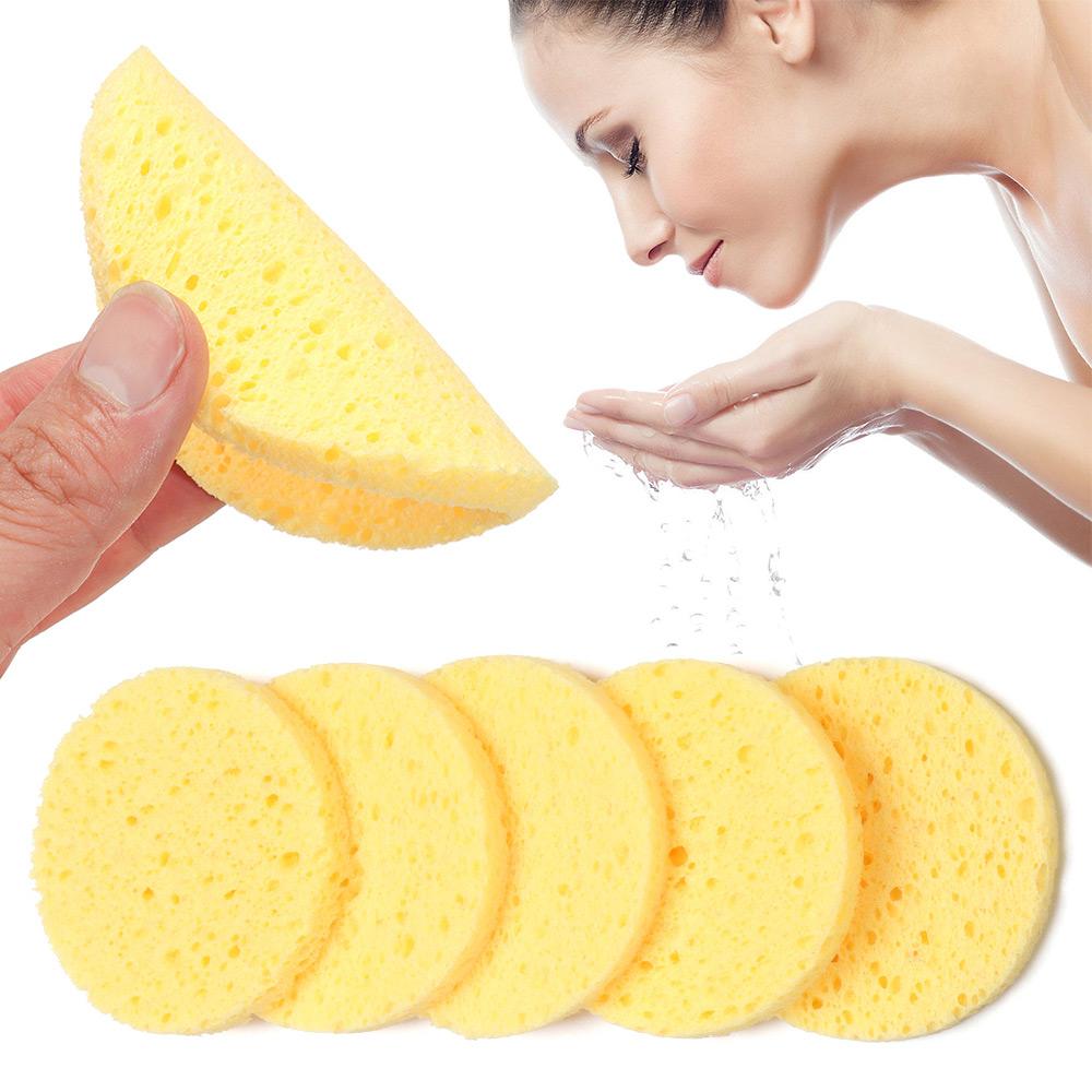 Makeup Tool Skin Care Exfoliator Compress Puff Body Facial Cleaner Cleansing Sponge Face Wash Pad