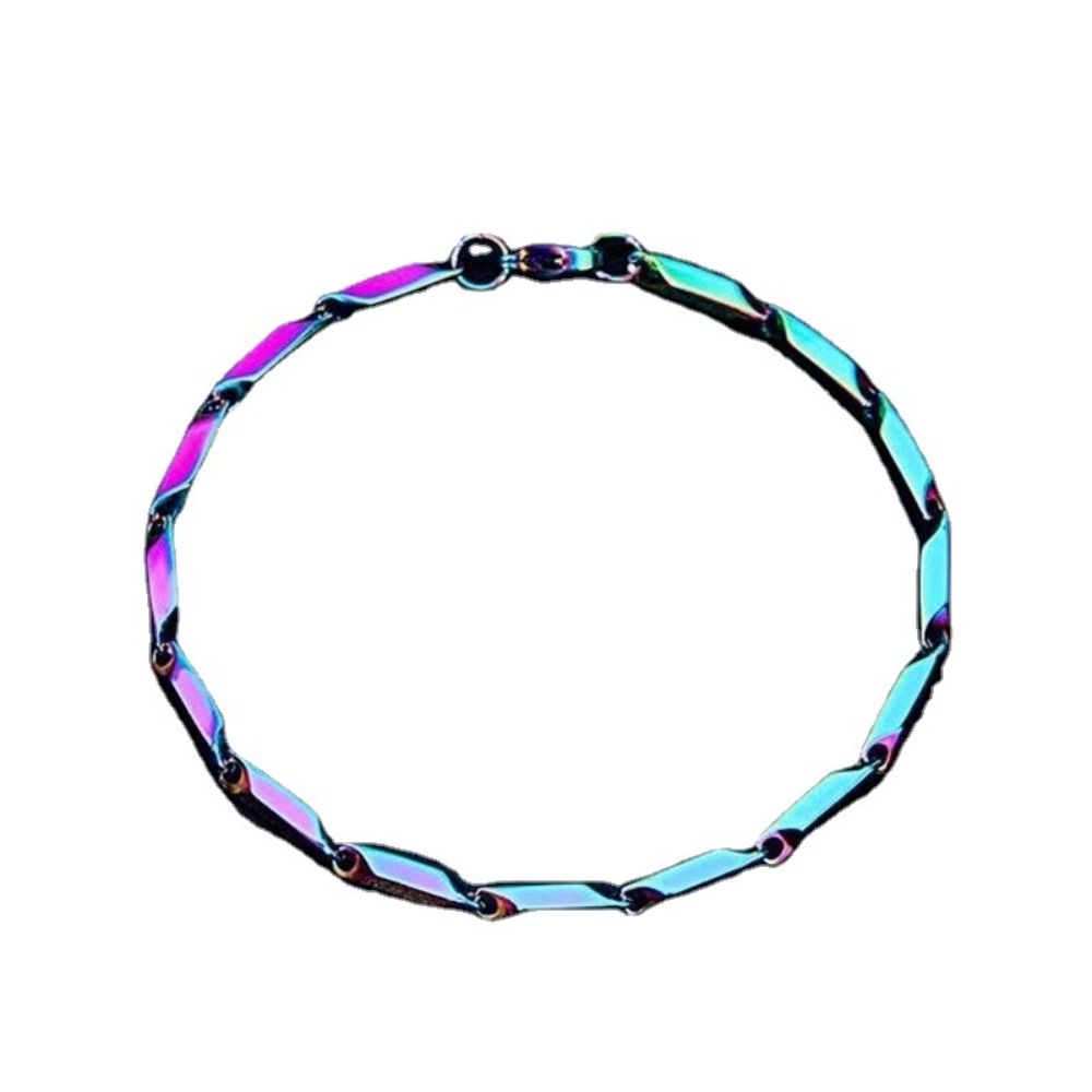 Хип-хоп Простая Личность Изысканный Мужской Браслет Ромбовидная Цепь Корейские Украшения Геометрический Браслет