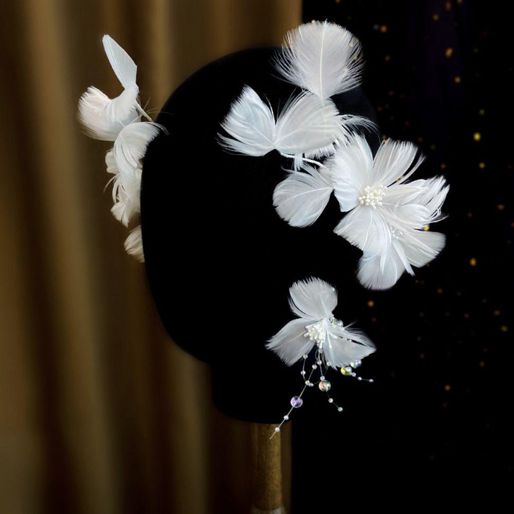 Милая фотографическая повязка на голову Элегантные свадебные аксессуары для волос Винтажный головной убор невесты Украшения для волос