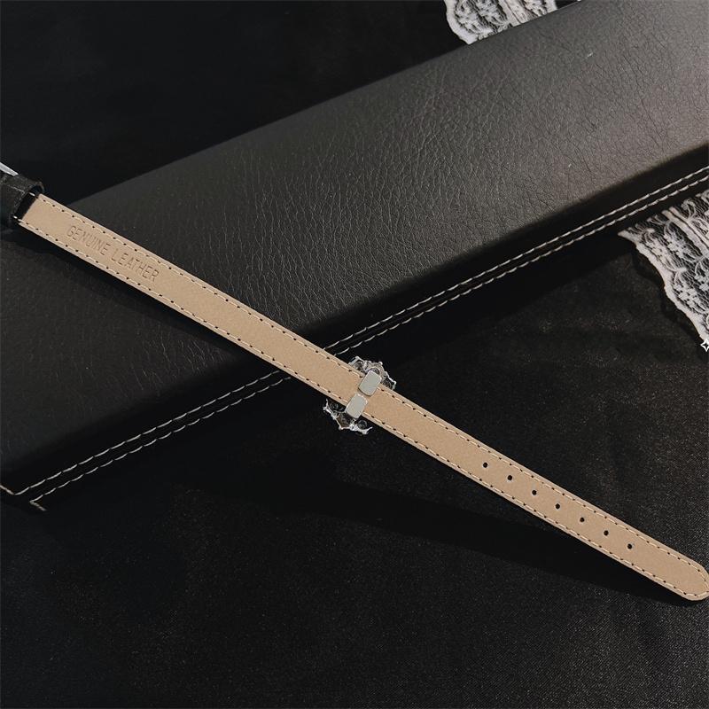 Новый модный браслет-браслет, женские ювелирные изделия, два ремня, часы, кожаный ремешок, женский браслет, регулируемые женские аксессуары на запястье