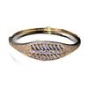 Zircon Bracelet Women's Fashion Light Luxury Open Hand Jewelry European and American High-end New Style
