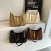 Simple and High-value Underarm Bag In Summer New Retro Commuting Texture Light Luxury Casual One-shoulder Crescent Bag