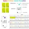 1 шт. цветные наклейки для фортепиано, нотный звук, имя, перекличка, наклейки для 37, 49, 88, 61 клавиш, электронный орган, клавиатура, аксессуары для фортепиано