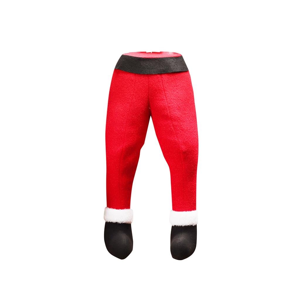 Креативное украшение рождественской елки, Забавные ноги, Оформление сцены торгового центра, Куклы, Фигурки и Реквизит