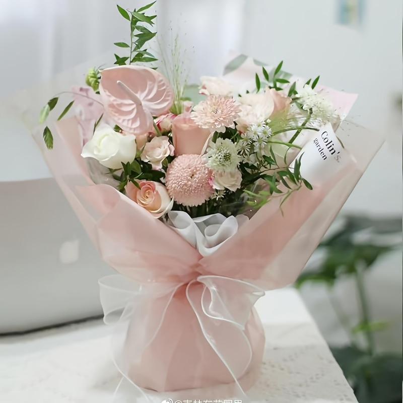 76 шт. Оберточная бумага для цветочных композиций, 11,8x11,8 дюйма, DIY проекты и упаковка подарков, Аксессуары для цветочных композиций