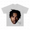 Rapper Lil Baby Retro Graphic T-Shirt Men's Hip Hop Clothing Y2k Unisex Fashion Oversize Ghetto Gangster Top Gift for Fan
