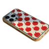 Полноэкранный красный яблочный чехол для мобильного телефона iPhone16/17promax 15 матовый pc13 большое отверстие 14 комплектов 12