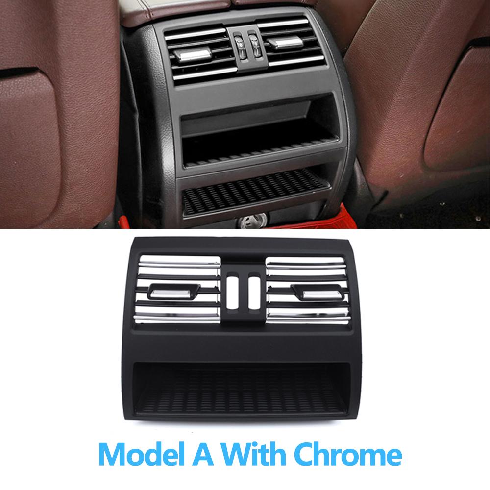 Полностью хромированная решетка кондиционера с левым рулем и правым рулем, розетка для BMW 5 серии F10 520 521 523 525 528