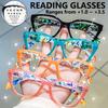 Square Reading Glasses Full Frame Computer Readers Presbyopic Glasses For Women Men +1.0 To +3.5