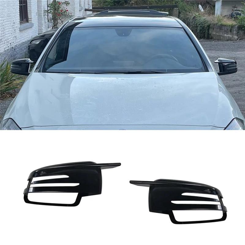 For Mercedes Benz A B C E S CLA GLA Class W176 W246 W212 W204 Side Mirror Cover Rear View Mirror Trim Accessories-A87Q