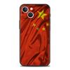 Чехол для телефона с флагом Китая для iPhone 16 15 14 13 12 Pro Max 11 Pro Max 7 8 Plus XS XR Ударопрочный Мягкий чехол Capas