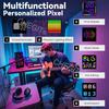 Управление через приложение Bluetooth LED пиксельная панель 64x64 RGB программируемый дисплей пиксельной графики креативные анимации цифровые часы для стола комнаты