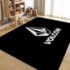 V-Volcom LOGO Long Rugs Nordic Style Bedroom Living Room Doormat Home Balcony Anti-Slip Toilet Rug