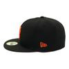 Кепка Newera 59FIFTY 70808762 NER35C7098 MLB San Francisco Giants SF черная черная 7 боковых накладок под козырьком ONSPOTZ изготовленная на заказ кепка Gokyu Fifty унисекс