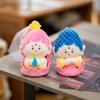 Yungang Grottoes Cultural and Creative Shanxi Buddhist Little Pair Lotus Pendant Portable Doll Plush Pendant Keychain Buddhist Friends Cute