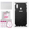 apgo Protective Skin Sticker for the Back+sides Compatible with Samsung Galaxy A20s, Full Wrap Film, Foil, Vinyl - Pattern Black Honeycomb