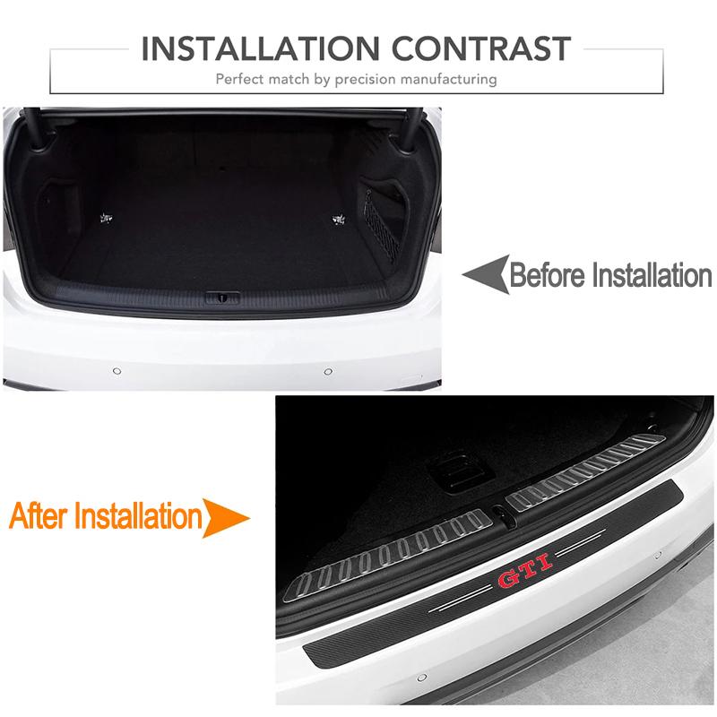 1/4/5 шт. Накладки на пороги автомобиля Декор Наклейки из углеродного волокна Для Volkswagen GTI Tiguan Passat Golf Polo Touareg Magotan Caddy