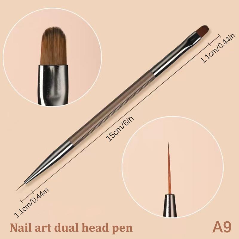 1Pcs Nail Pen Brush Sweep Pen Light Therapy Drawing Line Pen Gradient Pen Nail Brush