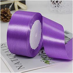 100% Polyester Single Face Satin Ribbon Roll 38 mm 1.5 Inch Custom Printed for Decoration and Wrapping