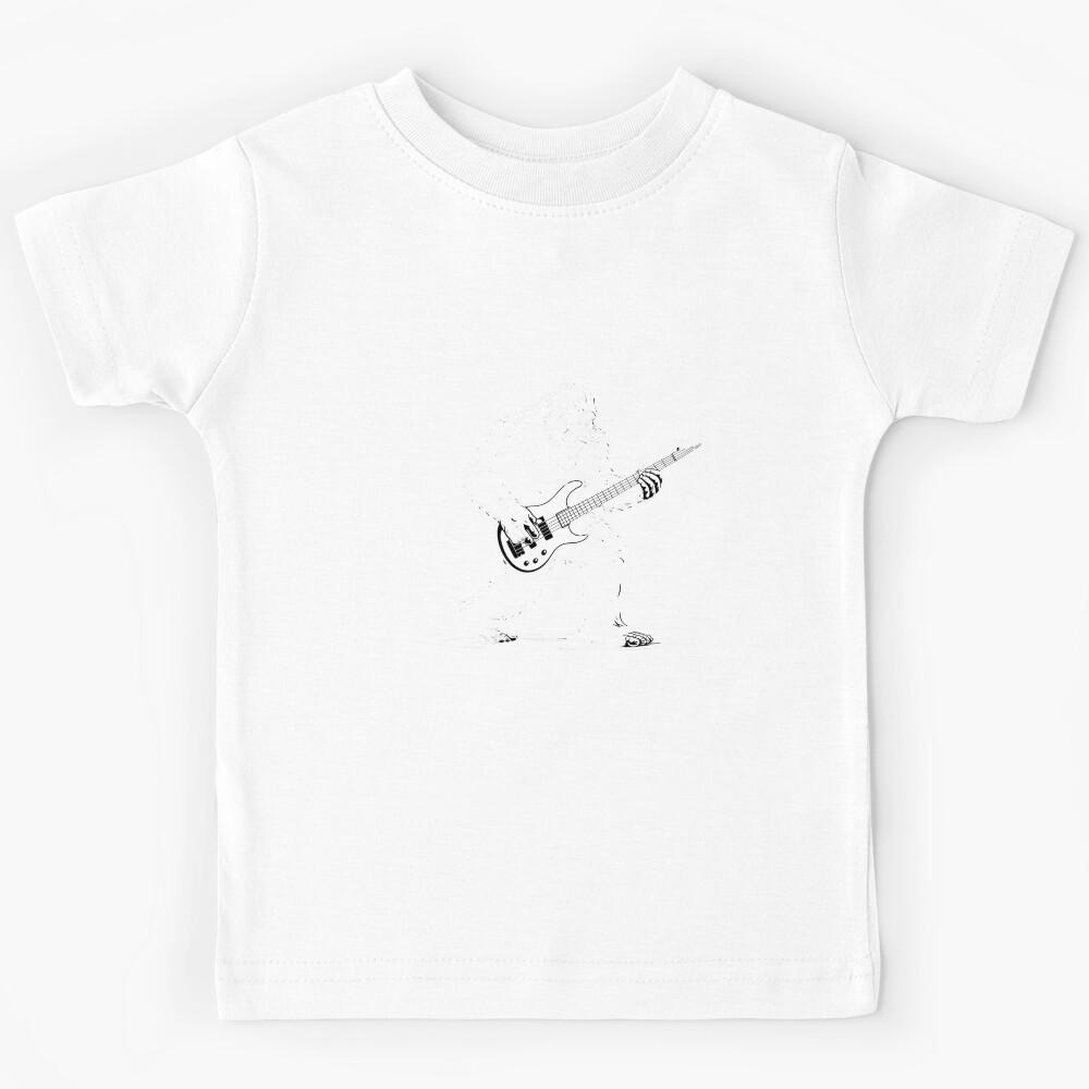 Bassquatch Bass Guitar – Funny Bigfoot Bassist Design Kids T-Shirt