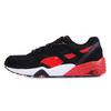 R698 Block Fashion Casual Low Top Lifestyle Shoes Unisex Sneakers Black Red 360030-02