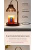 Retro Glass Aromatherapy Wax Melt Lamp - Flameless Scented Bedroom Night Light Desk Decor