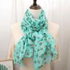 Silk Scarves, Chiffon, Spring and Autumn Fashion Scarves, Thin Warm Scarves, Shawls, Sun Protection