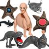 Блуп Морское Чудовище 3D Печатная Гибкая Сочлененная Игрушка-Антистресс – Пожиратель Морей Глубоководное Существо Коллекционная, Настольная Игрушка для Снятия Стресса