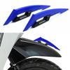 1 пара универсальных мотоциклетных крылышек, аэродинамический спойлер, динамическое крыло с клейкой декоративной наклейкой для мотоцикла, скутера P1t2