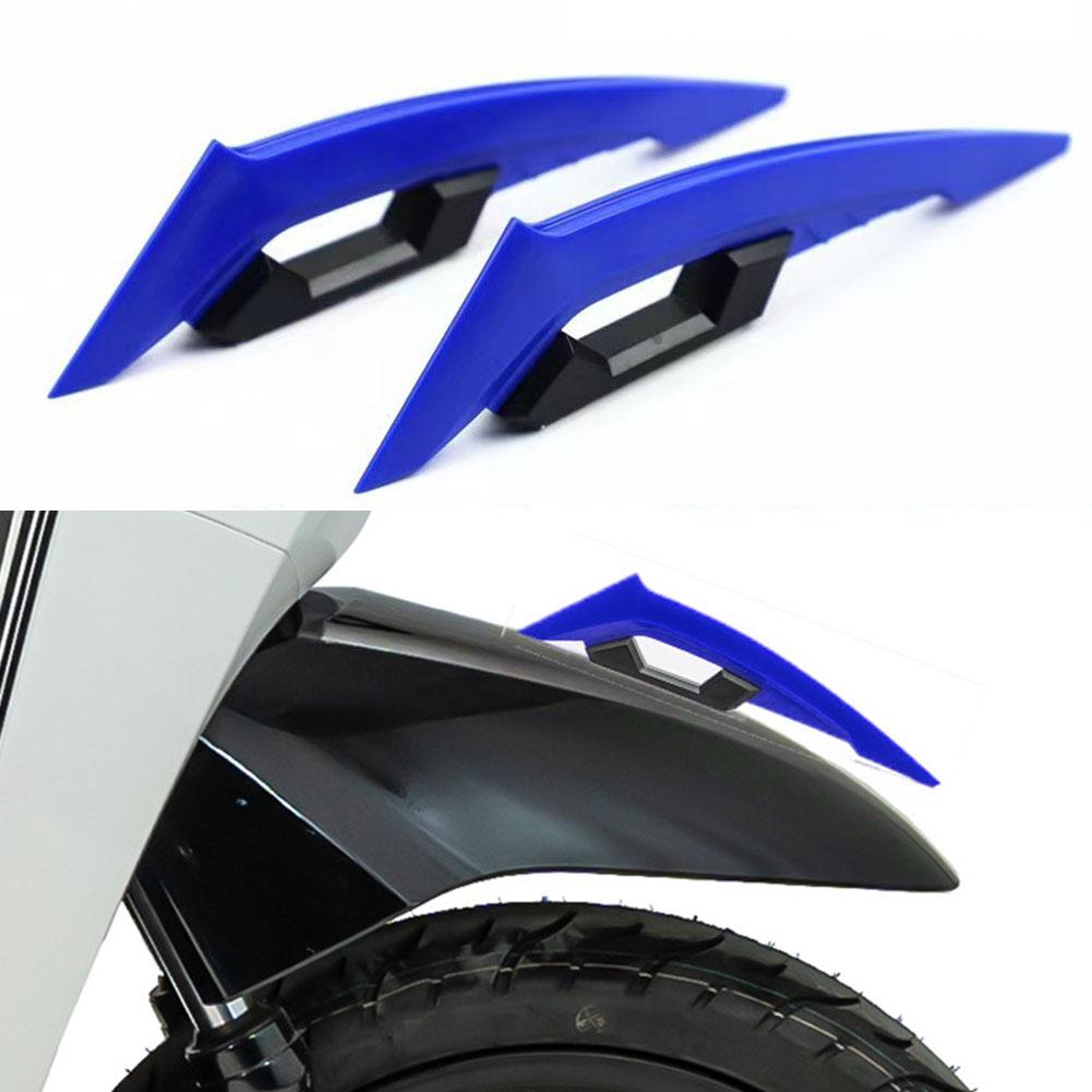 1 пара универсальных мотоциклетных крылышек, аэродинамический спойлер, динамическое крыло с клейкой декоративной наклейкой для мотоцикла, скутера P1t2