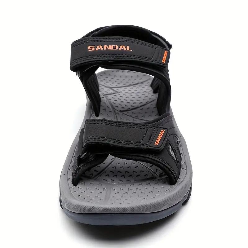 Мужские нескользящие сандалии на крючках и петлях, прочные быстросохнущие пляжные туфли с закрытым носком, весна и лето