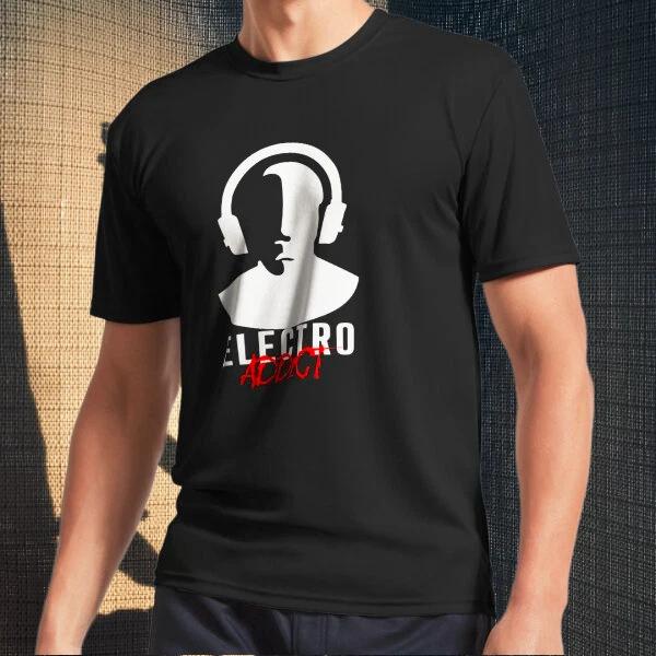 Men's and Women's T-shirts Electro Addict - White