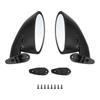 26-27 Style Left & Right Car Classic Retro Door Wing Side Mirror Rearview Vintage Universal Black