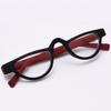 Лидер продаж, очки в оправе для чтения, очки для чтения для дальнозоркости, прозрачные линзы, ретро, ​​женские и мужские модные сверхлегкие маленькие кошачьи глаза
