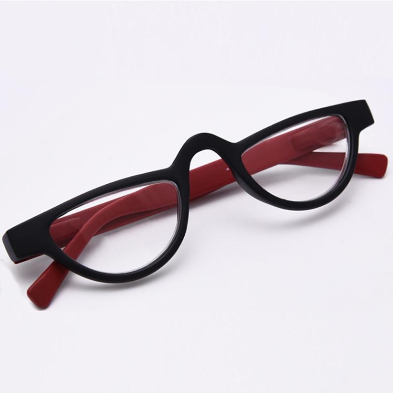 Новые прозрачные линзы очки ультралегкие очки для чтения с оправой из поликарбоната модные женские мужские ретро пресбиопические маленькие очки кошачий глаз