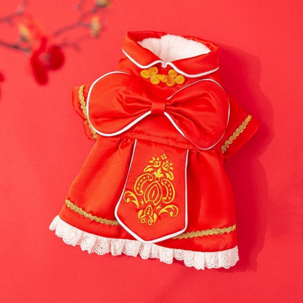 Одежда для кошек и собак. Праздничная одежда для питомцев на Китайский Новый год. Юбки. ЧАС