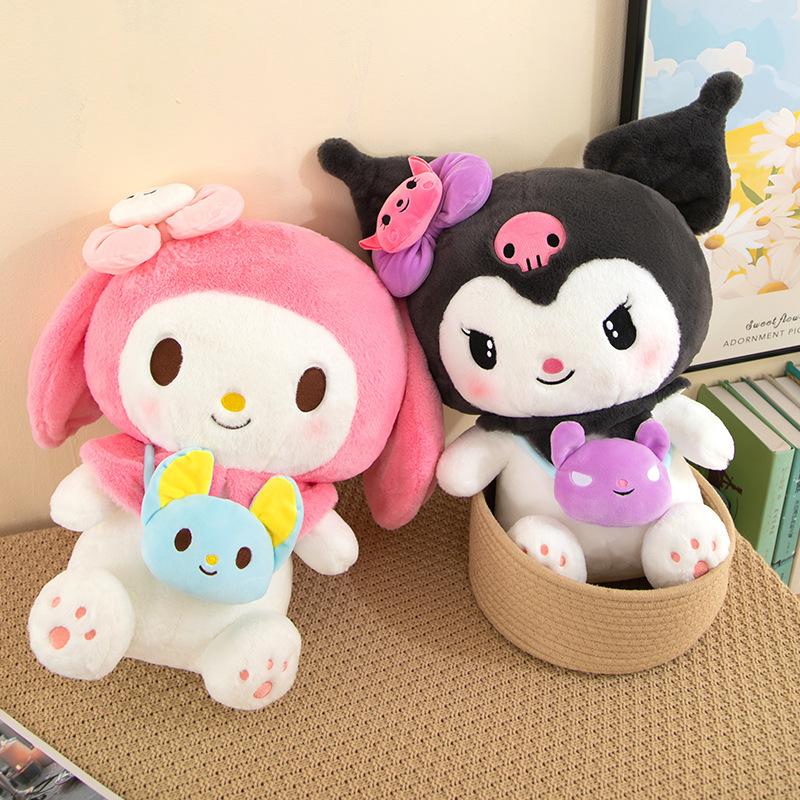 10/40 см Sanrio Куроми Мой Мелоди Синнаморолл Плюшевые Куклы Каваи Мягкая Набивная Подушка Мультяшное Украшение Комнаты Детские Игрушки Подарки на День Рождения