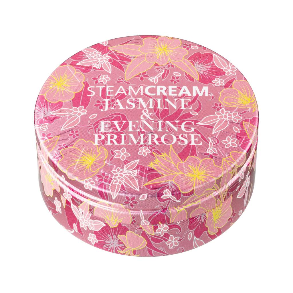 Steamcream Official Jasmine Evening Primrose 75g Made in Japan Moisturizing Cream for and Hand Care Natural Essential Oils Natural Ingredients Vegan
