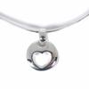 [Used] TIFFANY 925 Open Heart Omega Necklace/j1-3
