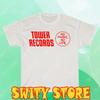 Футболка с логотипом Tower Record, двусторонняя, смешная, размеры от S до 5XL