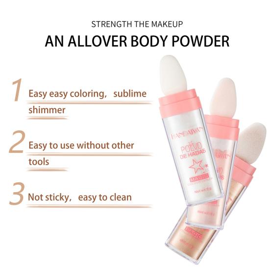 Простой в использовании натуральный трехмерный долговечный универсальный осветляющий кожу нежный хайлайтер для всего тела контурирующие румяна