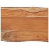 VidaXL Dessus de Table, Dessus de Table de Remplacement, Dessus de Table à Manger Salon, 50x40x2,5 cm Rectangulaire Bois 370607