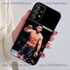 P4P Ислам М-Махачев Чехол для телефона Samsung S24,21,22,23,30,Ultra,20,Plus,Note,10,9,Черный мягкий силиконовый чехол