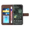 Anti-Fingerprint Matte Leather Wallet Case for Moto LG Nokia Sony Card Holder Flip Cover for Google OPPO OnePlus VIVO Handstrap Phone Case