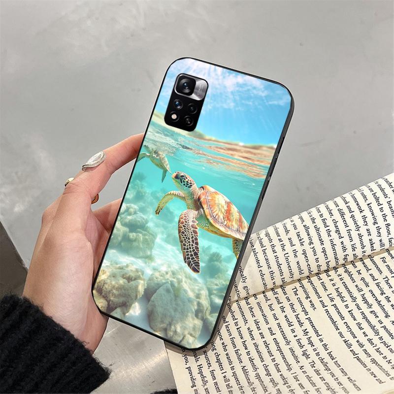 Морские Черепахи Carcasa Funda Чехол для Телефона Для Xiaomi Redmi note 14 Pro Plus 14 13 12 11 10 Pro 14S 12S 11S Redmi 14C 13C