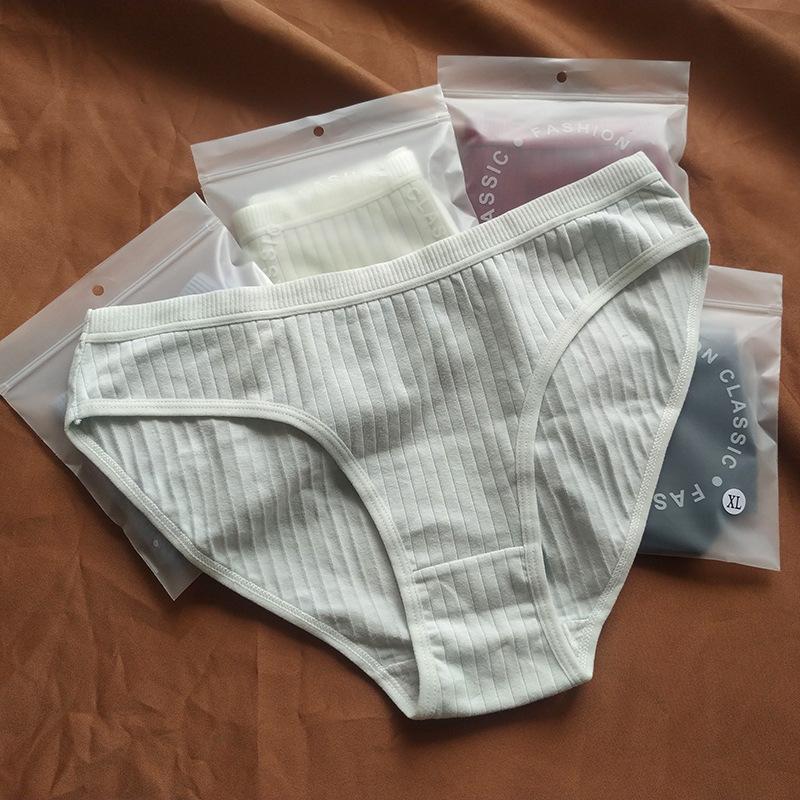 Мягкие и дышащие высококачественные удобные женские трусики-треугольники со средней посадкой из чистого хлопка женские трусики большого размера одинарные трусики сексуальные трусы