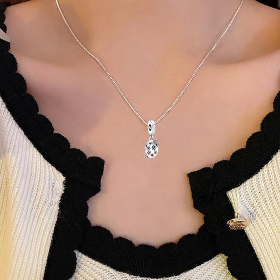 Artist Palette with Brushes Pendant Dangling Charm for Bag Rhinestone Decor Bracelet