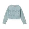 Levis Свободная Короткая Повседневный Стиль Простой Дизайн Уличная Мода Джинсовая Куртка Унисекс куртки 006EZ-0002